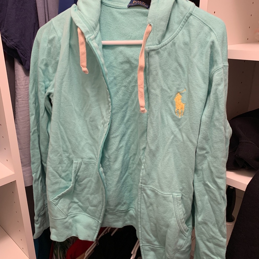 Polo ralph lauren full zip size medium